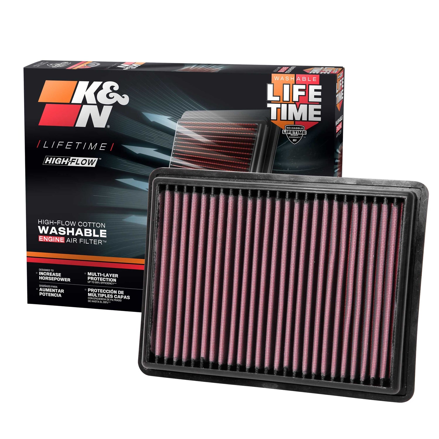 High-Flow Drop-In Replacement Air Filter <br> 18-26 GMC Terrain, 18-26 Chevy Equinox