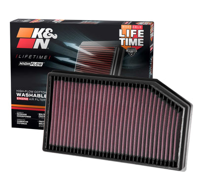 High-Flow Drop-In Replacement Air Filter <br> 18-25 Jeep Wrangler, 20-25 Gladiator