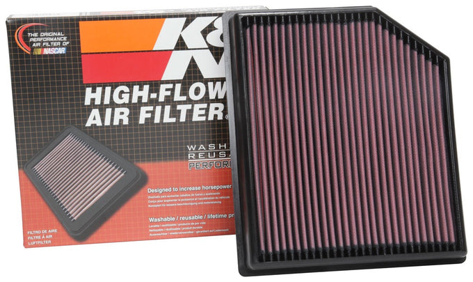 High-Flow Drop-In Replacement Air Filter <br> 18-21 Jeep Grand Cherokee, 21-25 Dodge Durango