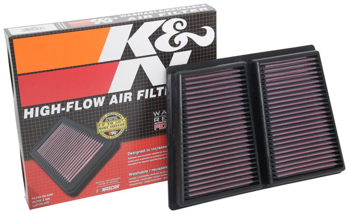 High-Flow Drop-In Replacement Air Filter <br> 17-24 Alfa Romeo Giulia, 18-24 Stelvio
