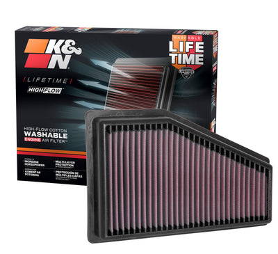 High-Flow Drop-In Replacement Air Filter <br> 2019-2023 Jeep Cherokee