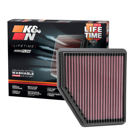 High-Flow Drop-In Replacement Air Filter <br> 2019-2025 Nissan Altima