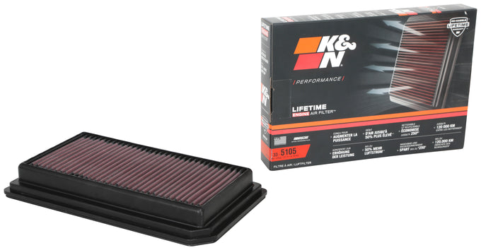 High-Flow Replacement Air Filter <br> 20-26 Cadillac CT5, 22-26 CT4