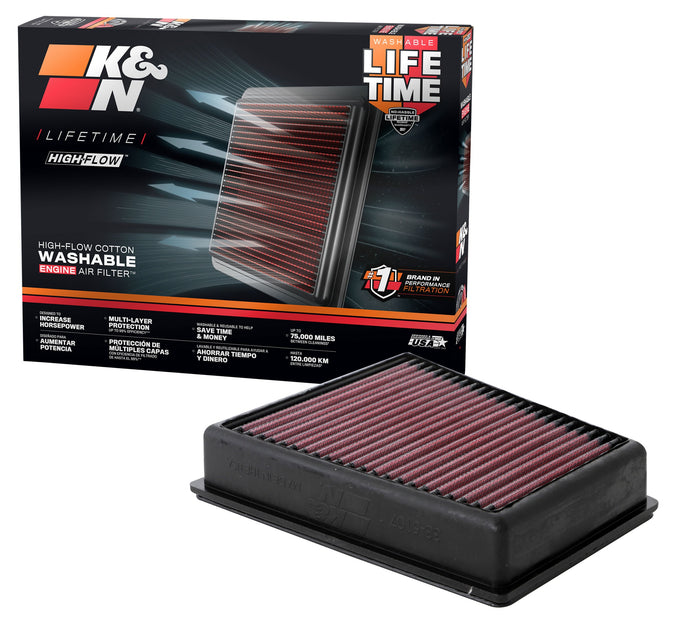 High-Flow Drop-In Replacement Air Filter <br> 20-26 Buick Encore GX, 21-26 Chevy Trailblazer, 24-25 Trax