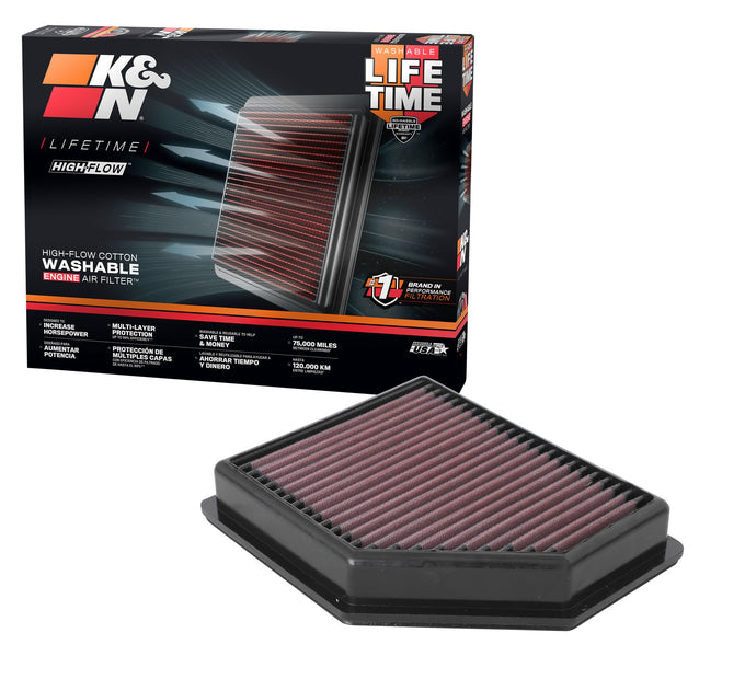 High-Flow Replacement Air Filter <br> 2020-2025 Nissan Sentra