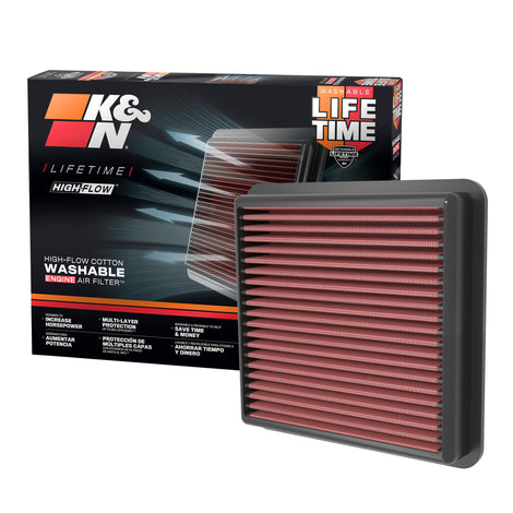 High-Flow Drop-In Replacement Air Filter <br> 21-25 Hyundai Elantra Kona 2025 Kia K4