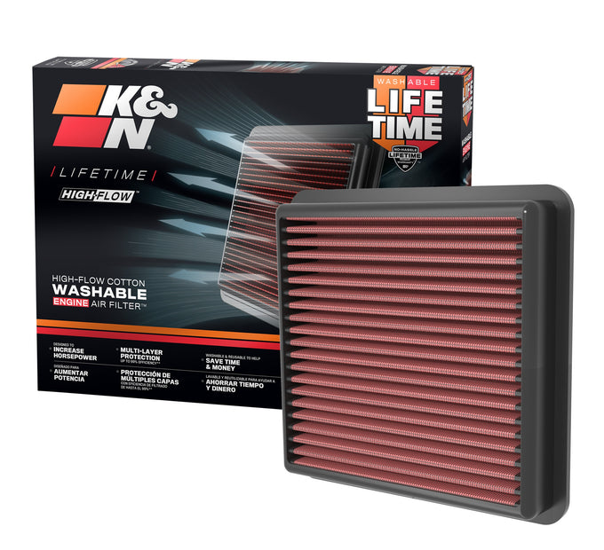High-Flow Drop-In Replacement Air Filter <br> 21-25 Hyundai Elantra Kona 2025 Kia K4