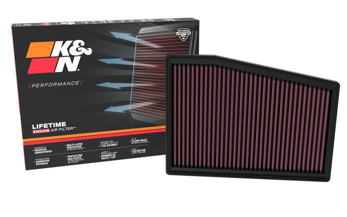 High-Flow Drop-In Replacement Air Filter <br> 2022-2026 Cadillac CT5