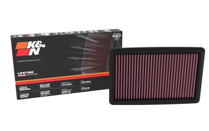 High-Flow Drop-In Replacement Air Filter <br> 23-25 Honda Civic, 24-25 Acura Integra