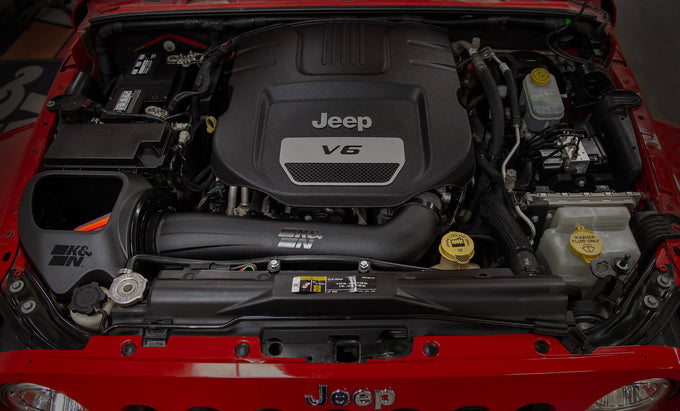 Performance Air Intake System <br> 12-17 Jeep Wrangler, 2018 Jeep Wrangler JK