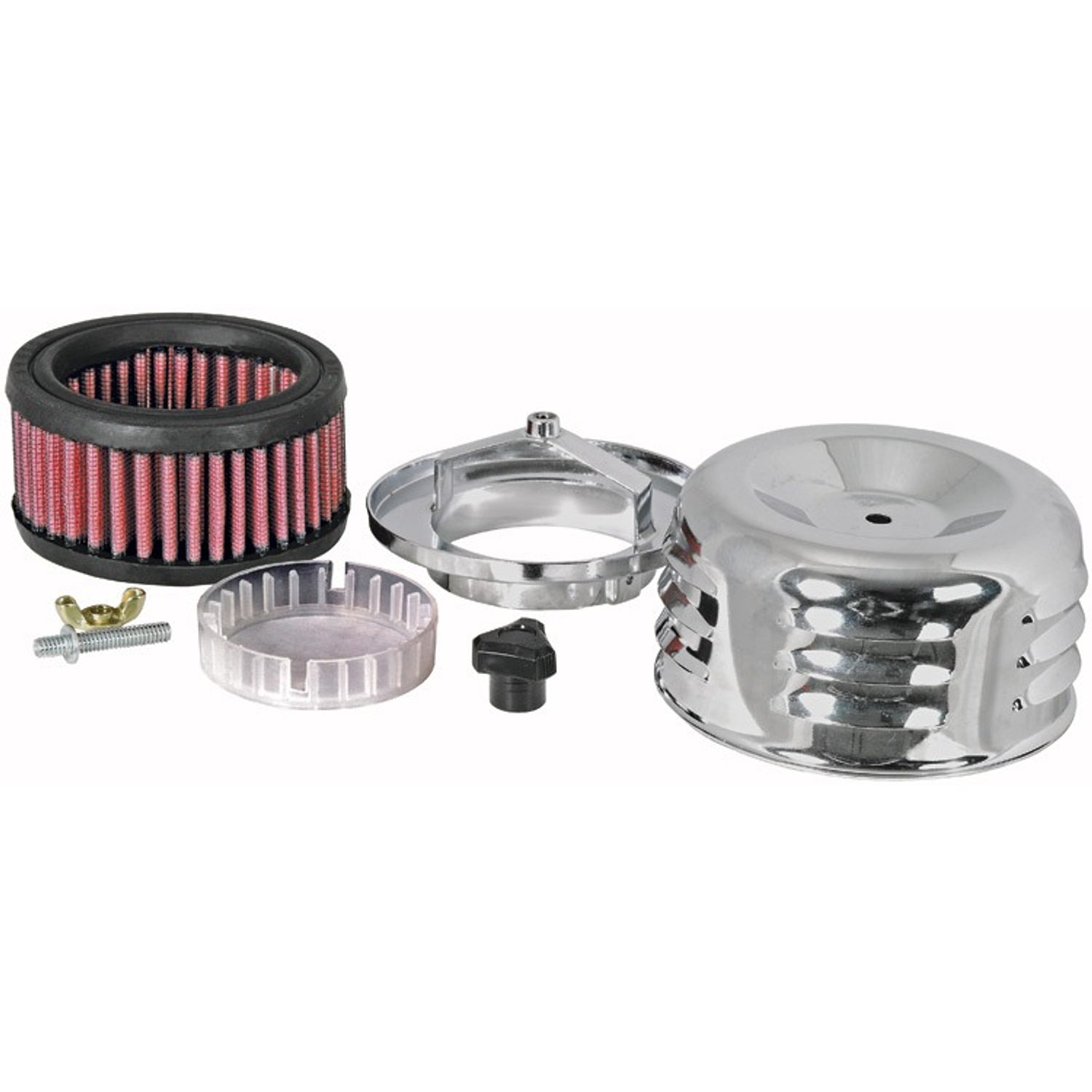 Round Air Filter Assembly <br> Universal Fit
