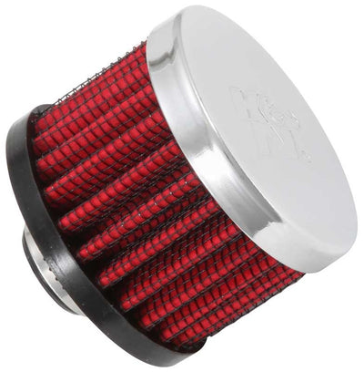 Clamp On Rubber Base Crankcase Vent Filter <br> Universal Fit