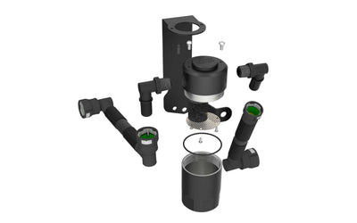 Oil Catch Can <br> 15-23 Dodge Challenger Charger, 18-21 Jeep Grand Cherokee