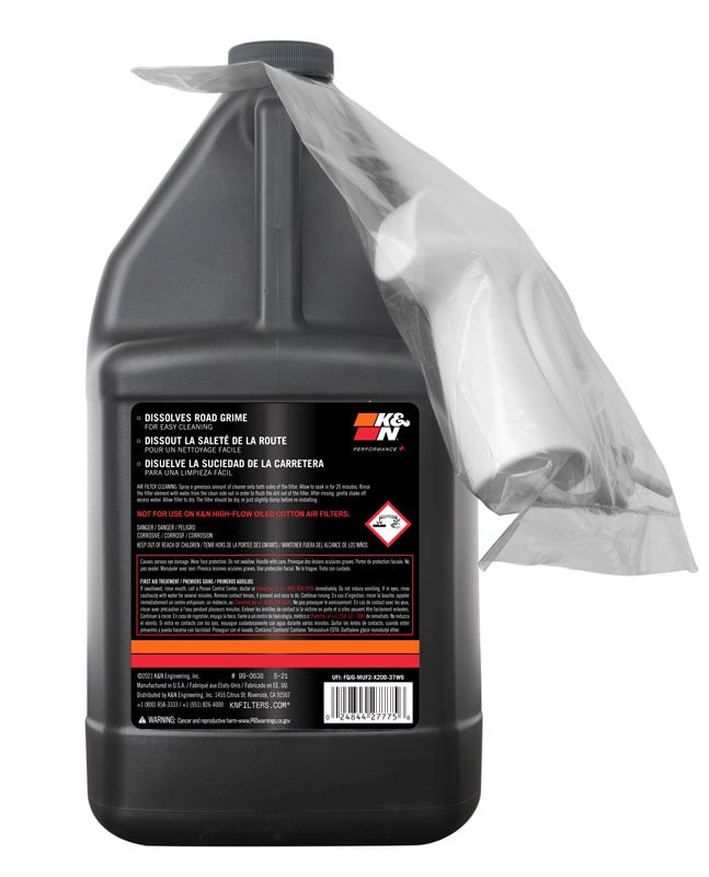 Heavy Duty Filter Cleaner, DryFlow 1 gal, 128 oz <br> Universal Fit