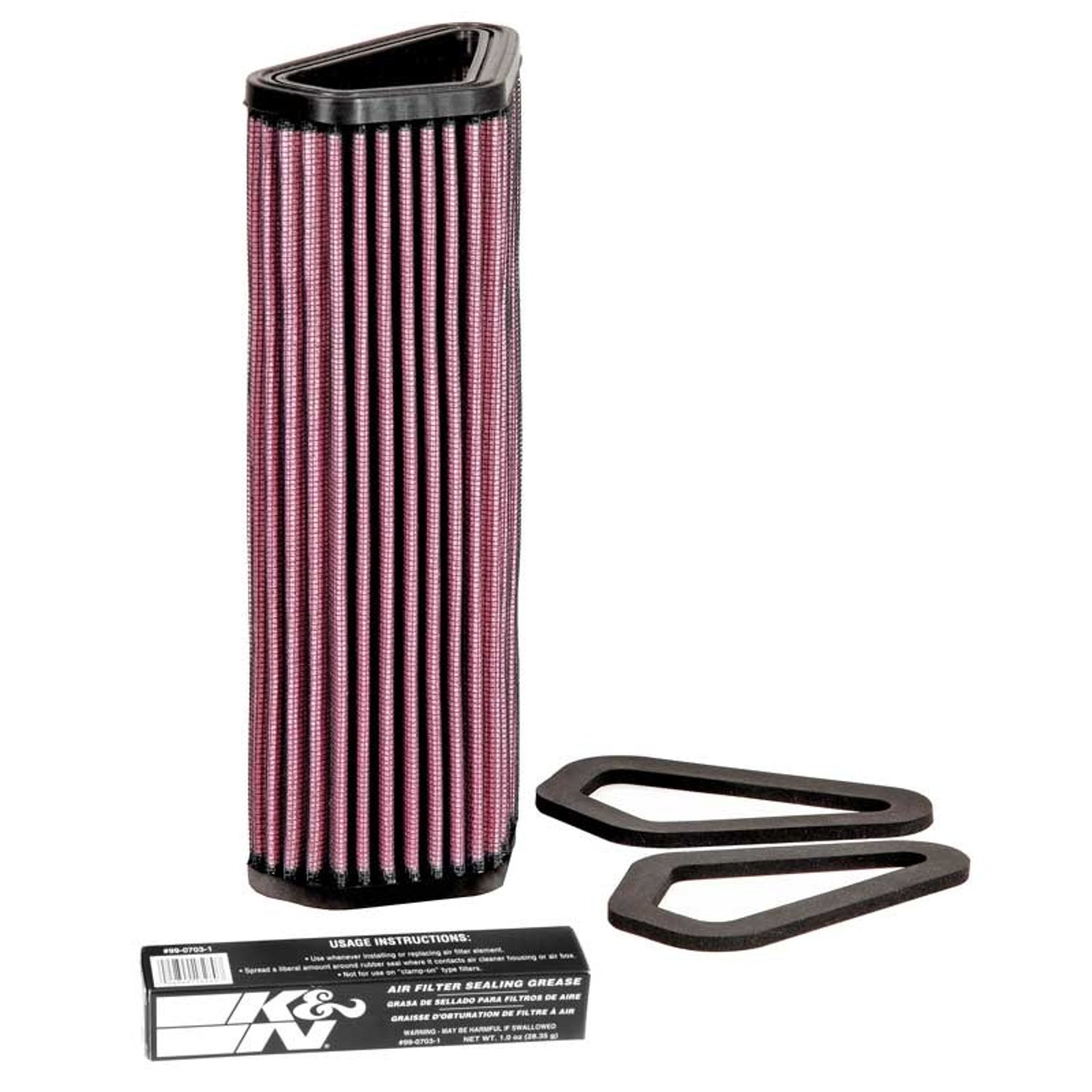 High-Flow Replacement Air Filter <br> 07-08 Ducati 1198 Streetfighter Diavel 848 EVO