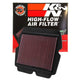 High-Flow Replacement Air Filter <br> 07-10,12-16 Honda GL1800 Gold Wing Airbag