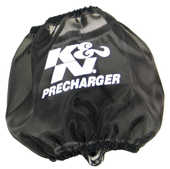 PreCharger Round Straight Air Filter Wrap Black <br> Universal Fit
