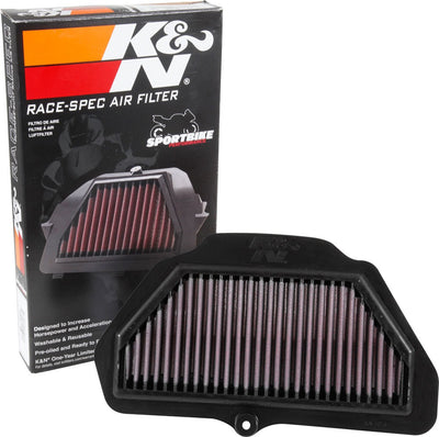 High-Flow Replacement Air Filter <br> Please check the compatibility chart for details