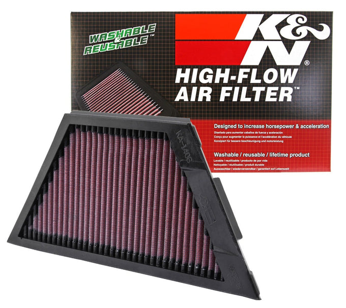 High-Flow Replacement Air Filter <br> 08-14 Kawasaki ZG1400 Concours ABS Concours
