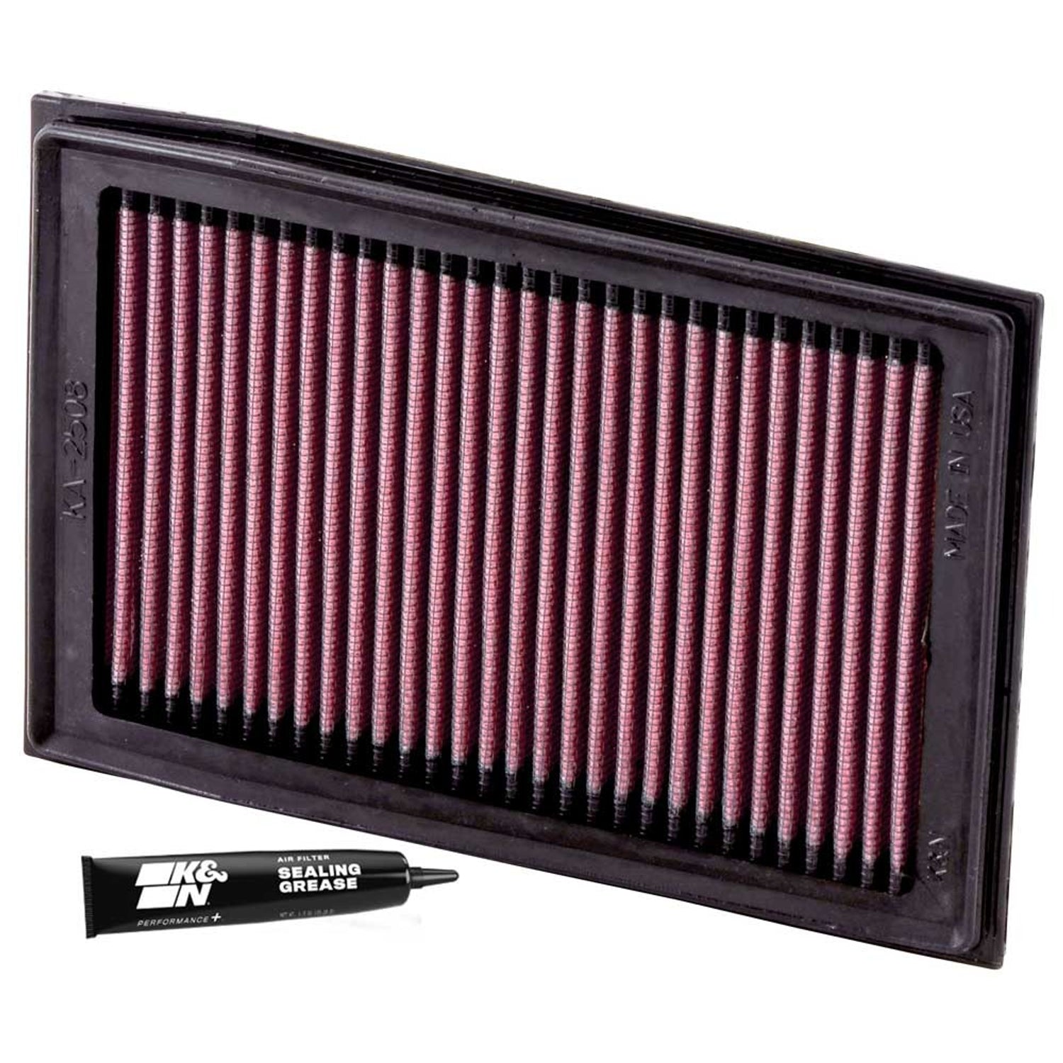 High-Flow Replacement Air Filter <br> 08-12 Kawasaki EX250F Ninja 250R,15-16 EX300 Ninja 300 ABS ES