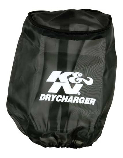 Air Filter Wrap Drycharger Round Tapered Black <br> Universal Fit