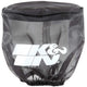 Black Drycharger Round Straight Air Filter Wrap <br> Universal Fit
