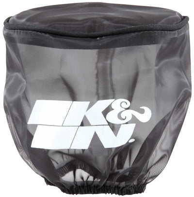 Black Drycharger Round Straight Air Filter Wrap <br> Universal Fit