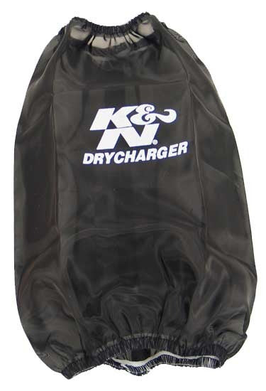 Drycharger Black Air Filter Wrap Round Tapered <br> Universal Fit