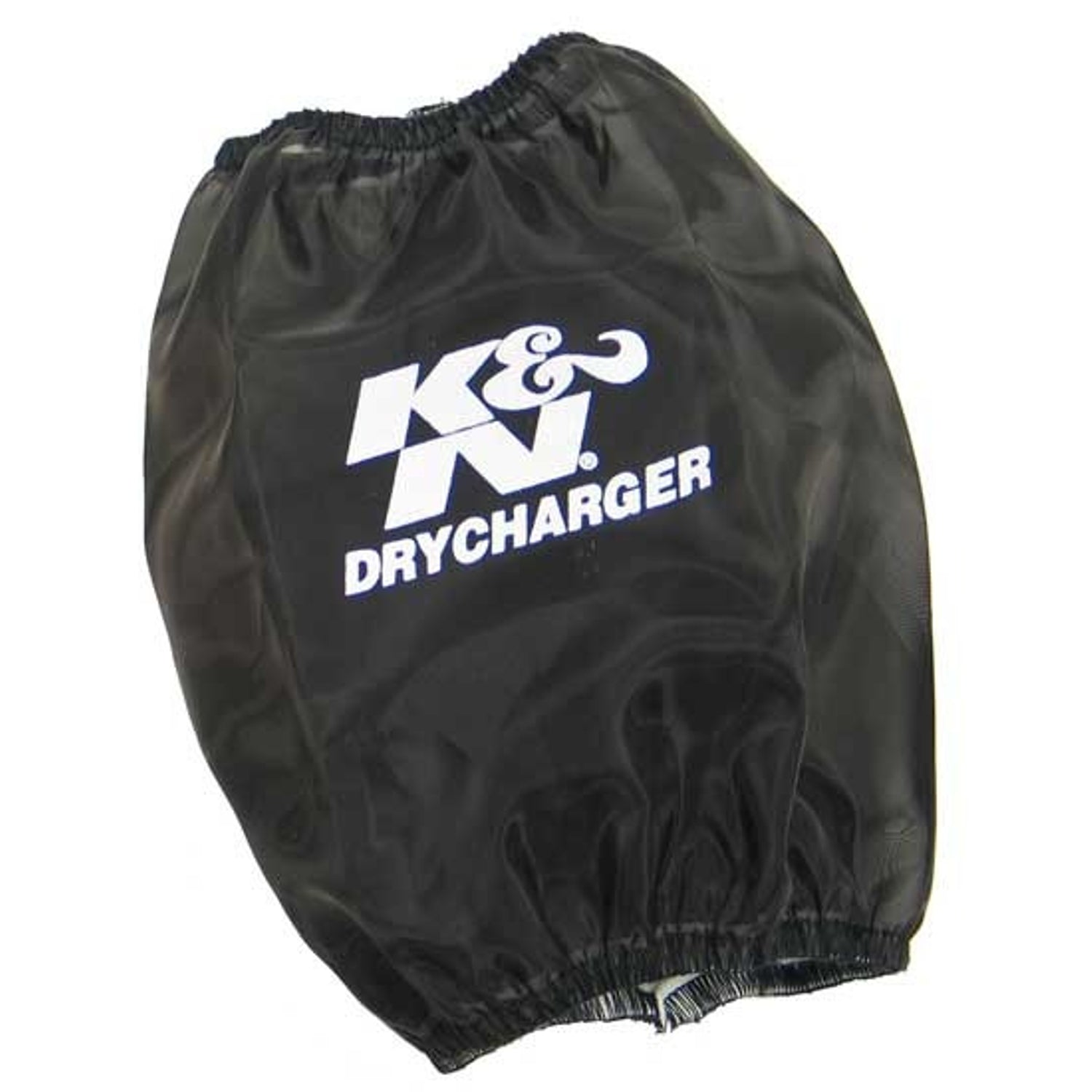 Black Drycharger Round Tapered Air Filter Wrap <br> Universal Fit
