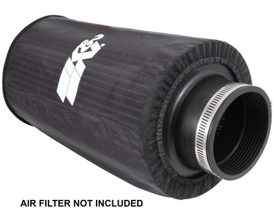 Round Tapered Filter Wrap - Black <br> Universal Fit