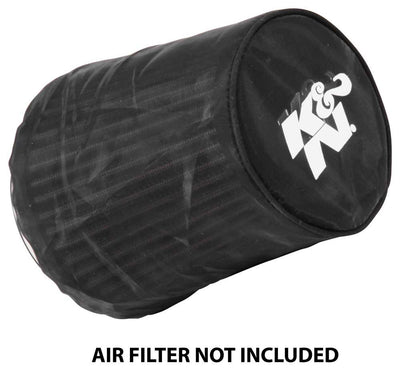 Black Drycharger Rectangle Straight Air Filter Wrap <br> Universal Fit