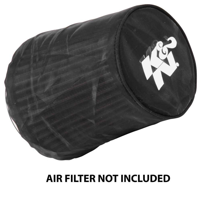 Black Drycharger Rectangle Straight Air Filter Wrap <br> Universal Fit