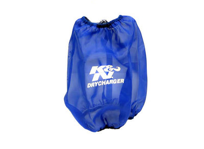 Blue Drycharger Round Tapered Air Filter Wrap <br> Universal Fit