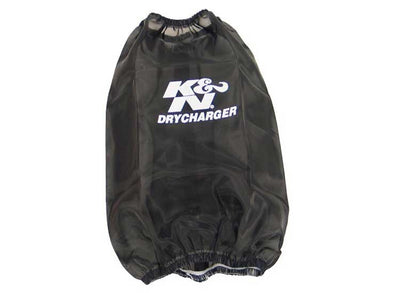 Drycharger Round Tapered Air Filter Wrap Black <br> Universal Fit