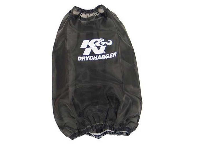 Drycharger Round Tapered Air Filter Wrap Black <br> Universal Fit