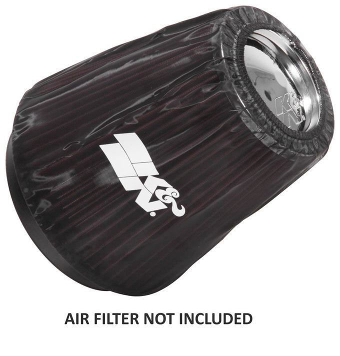 Black Drycharger Round Tapered Custom Air Filter Wrap <br> Universal Fit