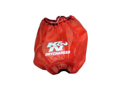 Drycharger Round Tapered Red Air Filter Wrap <br> Universal Fit