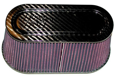 Universal Air Filter - Carbon Fiber Top & Base <br> Universal Fit