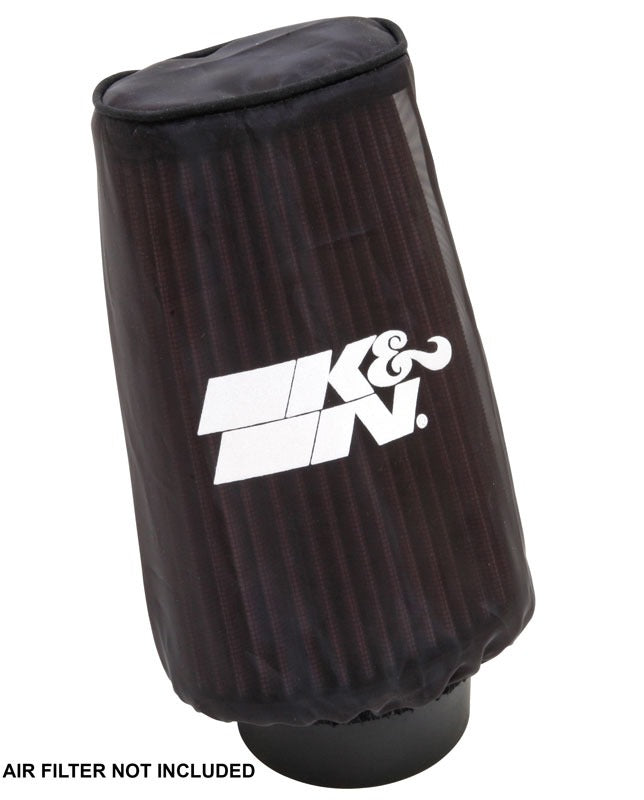 Filter Wrap Drycharger Oval Tapered Black <br> Universal Fit