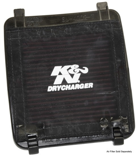 Universal PreCharger Flat Air Filter Wrap Black <br> Universal Fit