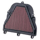 High-Flow Replacement Air Filter <br> 06-12 Triumph Daytona 675, 09-12 Street Triple R