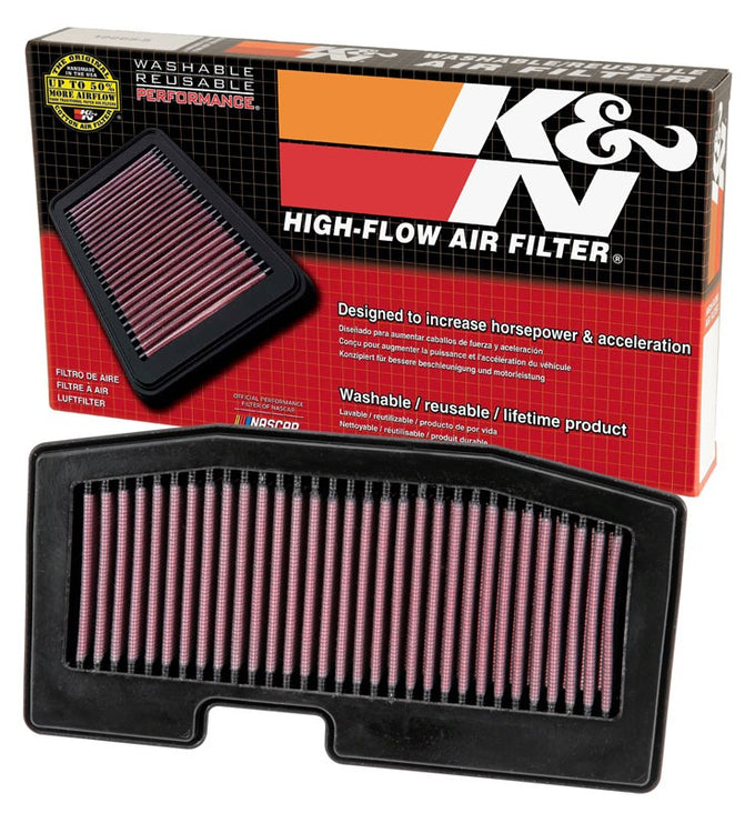High-Flow Replacement Air Filter <br> 13-14,2016 Triumph Daytona 675, 2013 Street Triple R