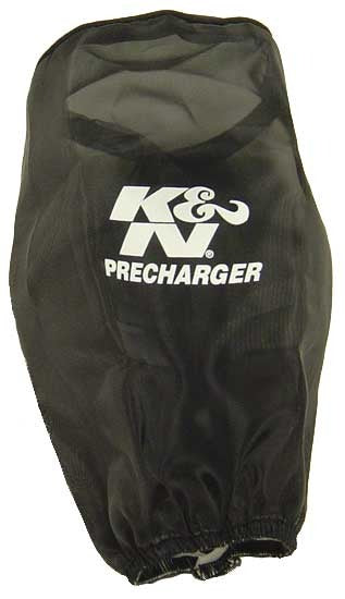 PreCharger Air Filter Wrap Round Straight Black <br> Universal Fit