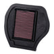 High-Flow Replacement Air Filter <br> 09-15 Yamaha YFM700 Grizzly FI 4x4 Auto EPS SE