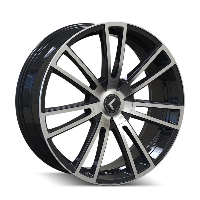Spectra KR183 22x8.5in Gloss Black Machined Wheel <br> 5x110 Bolt Pattern / 38mm Offset / 72.62mm Hub