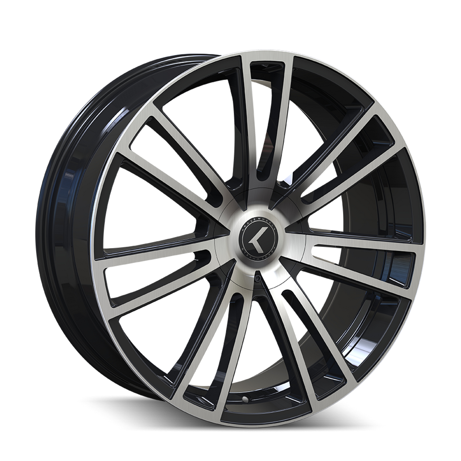 Spectra KR183 20x8.5in Gloss Black Machined Wheel <br> 5x108 Bolt Pattern / 38mm Offset / 72.62mm Hub