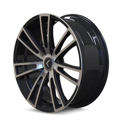 Spectra KR183 20x8.5in Gloss Black Machined Wheel <br> 5x115 Bolt Pattern / 38mm Offset / 74.1mm Hub