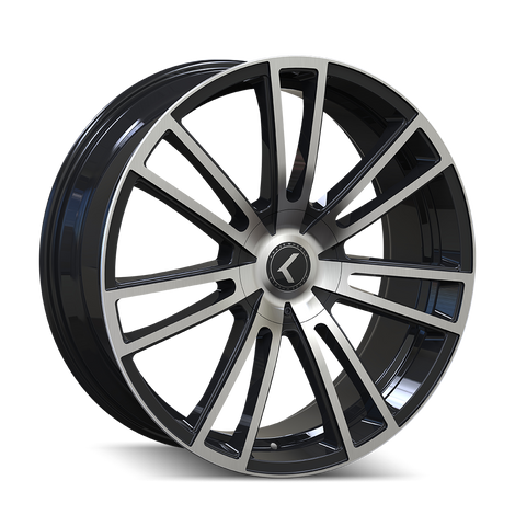 Spectra KR183 20x8.5in Gloss Black Machined Wheel <br> 5x110 Bolt Pattern / 38mm Offset / 72.62mm Hub