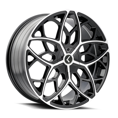 Ricochet 22x8.5in Gloss Black Machined Wheel <br> 5x112 Bolt Pattern / 38mm Offset / 72.62mm Hub