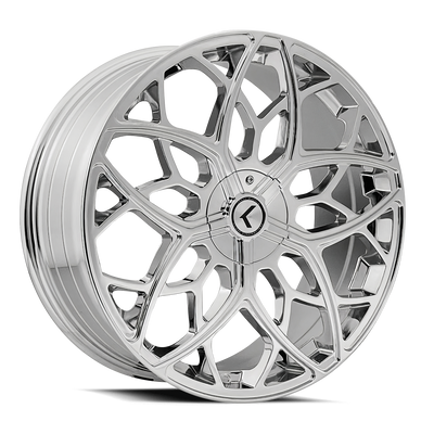 Ricochet KR184 22x8.5in Chrome Wheel <br> 5x115 Bolt Pattern / 38mm Offset / 74.1mm Hub
